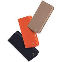 Étui de téléphone en cuir véritable grain litchi avec porte-cartes magnétique et fente pour cartes, compatible avec l'iPhone 17 Pro Max