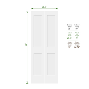 Us Local Stock Bi <span class=keywords><strong>Porte</strong></span> intérieure <span class=keywords><strong>pliante</strong></span> <span class=keywords><strong>2</strong></span> panneaux Noyau solide <span class=keywords><strong>en</strong></span> bois Mdf Placard Intérieur <span class=keywords><strong>Porte</strong></span> <span class=keywords><strong>pliante</strong></span> avec poignées de <span class=keywords><strong>porte</strong></span> pliantes - Product Image 4