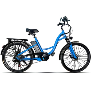 Vélo électrique de ville à cadre en acier de 26 pouces, vélo électrique pour femme, vélo de <span class=keywords><strong>route</strong></span> pour adultes, vélo électrique 36V 350W, vélo électrique - Product Image 1