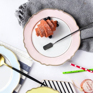 Assiette en dentelle Vintage pour filles, en forme de Phnom Penh, style Baroque, accessoire de petit déjeuner, Steak - Product Image 5
