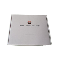 Boîtes d'expédition de vêtements en carton ondulé avec impression de logo de marque personnalisée