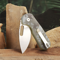 Couteau pliant de défense personnelle G10, acier inoxydable D2, pour le camping, la survie tactique, la chasse en plein air, couteau de poche EDC, OEM