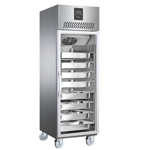 Réfrigérateur commercial numérique Nuelead NE-804 à refroidissement par air pour aliments, 450L, avec roues - Product Image 2