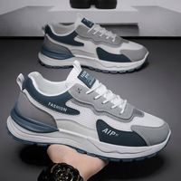 Meilleures ventes Nouvelle collection Printemps Chaussures de sport décontractées tendance pour hommes en maille respirante à semelle épaisse rehaussante et sécurisées