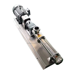 Pompe à vis progressive sanitaire motorisée en acier inoxydable à haute viscosité, capacité de refoulement, 2 pouces, excellente performance - Product Image 1