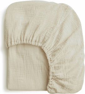 En Existencia, Sábana Ajustable de Muselina de Algodón 100% Suave para Recién Nacidos, Etiquetas Personalizadas, Sábanas Ajustables de Muselina para <span class=keywords><strong>Cuna</strong></span> - Product Image 2