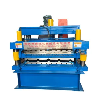 HAIDE Stock Available Glazed tile roof maker machine With Good Product Quality