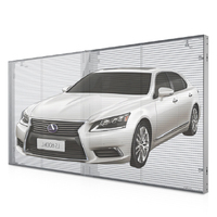 Écran LED à grille pour affichage mural, panneau de mur de grille pour la publicité, fournitures professionnelles