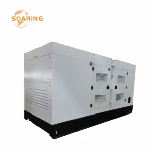 Produk baru AC tiga fase 150kva Generator Diesel kedap suara 24V DC elektrik mulai 150kva Cummins Set Generator Diesel laut