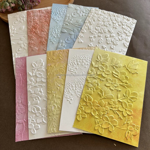 Cartes d'invitation d'affaires exclusives personnalisées en relief 3D cartes de vœux sérigraphiées pour l'impression d'événements spéciaux en carton - Product Image 1