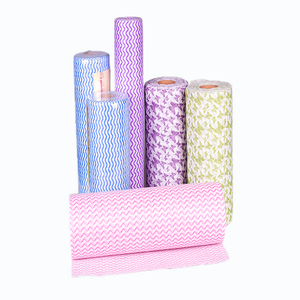 Serviettes de cuisine réutilisables écologiques en viscose non tissée, chiffons de nettoyage, lingettes pour la vaisselle, boîte de 50 pièces - Product Image 3