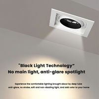 Spot LED blanc sans cadre AC85-265V à changement de couleur, grand angle, anti-éblouissement, encastrable Wi-Fi