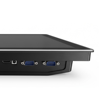 Écran tactile industriel de 10 à 27 pouces, panneau PC avec ports RS485 RJ45 RS232 USB 3.0 pour HMI/distributeur automatique/kiosque