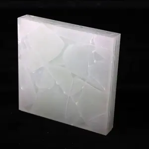 Modernes Design Spezielle künstliche Steinplatten Dekorative Glasscheiben Mikro kristallin getöntes Jadeglas für Wand paneele