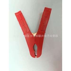 Copper Alligator <b>Clip</b> With Rubber Insulation For <b>Car</b> Battery Charging Anti Slip Handle - Product Image 2