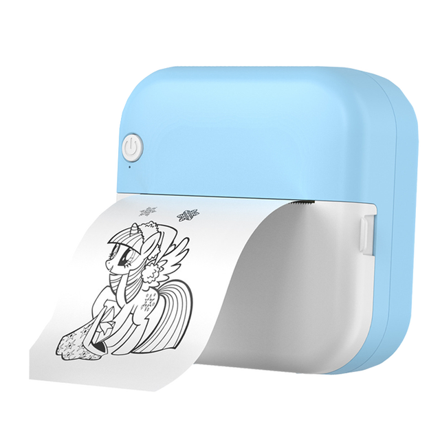 Inkless Pocket Phone Printer Thermal Sticker Printer Instantly Wireless Prints Portable
