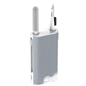 Juego de bolígrafos multifuncionales para limpieza de auriculares, color grisáceo y blanco, para auriculares TWS con Bluetooth, eliminación de polvo para teléfonos móviles y ordenadores - Product Image 1