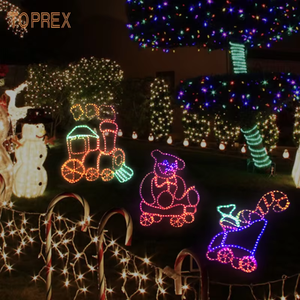 Guirlandes lumineuses LED animées <span class=keywords><strong>TOPREX</strong></span> pour extérieur, 220 V, 2D, pour décoration de Noël et de fêtes à la maison - Product Image 6