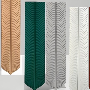Pannelli Murali 3D in PU Effetto Pietra con Piume Artificiali di Alta Qualità, Ecologici, Impermeabili e Resistenti all'Umidità, <span class=keywords><strong>Design</strong></span> Popolare con Varie Pietre - Product Image 3