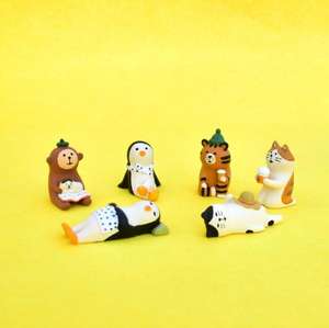 Résine singe voyage chat <span class=keywords><strong>Concombre</strong></span> Sculpture modèle peint à la main artistique bureau décoration créative pour la maison - Product Image 2