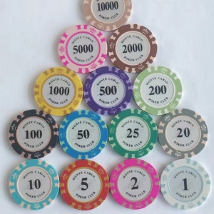 Jetons de poker en argile, jetons de mahjong, jetons de jeu Texas Hold'em et pièces de récompense, directement de l'usine, durables, écologiques, non toxiques - Product Image 2