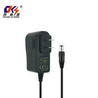 Adaptateur secteur AC/DC 24V 0.5A 12W avec embout 5.5x2.1mm, prise murale US, alimentation à découpage pour caméra de sécurité CCTV, bande LED, routeur