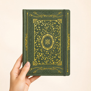 Diario di Lusso con Copertina Rigida Viola Goffrata, per Regalo, Lettura, Scrittura, Quaderno Decorativo Vintage ed Estetico - Product Image 4