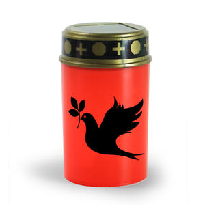 Lampe <span class=keywords><strong>solaire</strong></span> de <span class=keywords><strong>cimetière</strong></span> à LED personnalisée étanche scintillement bougies commémoratives décoration de <span class=keywords><strong>cimetière</strong></span> lumière commémorative extérieure - Product Image 2