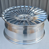 Jantes de voiture neuves en alliage d'aluminium forgé de 17 à 21 pouces, 5 * 112, design multi-rayons poli, moyeu de roue pour Mercedes Benz
