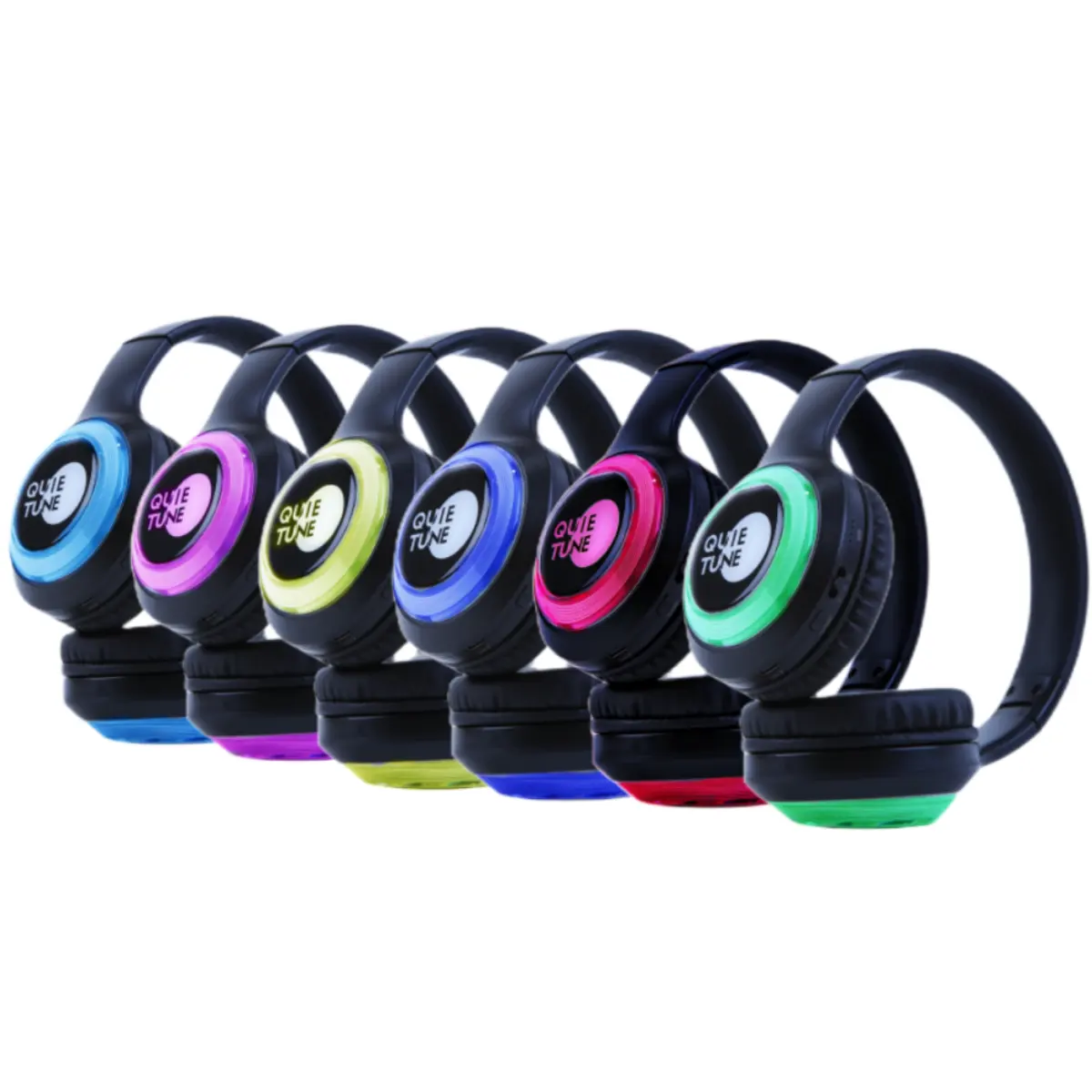 Headphone Disko Senyap untuk Lampu LED Pesta F7