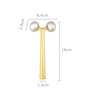Rouleau de massage facial en métal 3D, outil de massage pour le lifting du visage, le resserrement de la peau, le cou, le corps, <span class=keywords><strong>anti</strong></span>-âge, <span class=keywords><strong>soin</strong></span> de beauté - Product Image 2