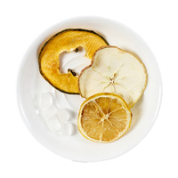 Oem Gemengde Gevriesdroogde Fruitplakjes 8G Bulk Groene Oranje Citroen Grapefruit Passievrucht Gezondheidsthee Vers Verwerkt Zakdoos Beker