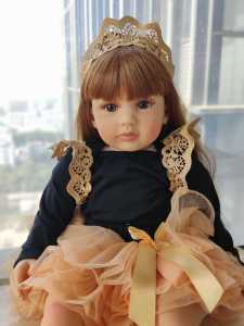 Cơ Thể R & B Cotton Có Hàng Bán Sỉ Búp Bê Tái Sinh Trẻ Em Bé Gái 60Cm Thực Tế Mới Nhất 24Inch Bebe Reborn De Silicon - Product Image 3