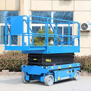 Plataforma de Trabajo Aérea Hidráulica con Ruedas de 6 a 14 m, Elevador de Tijera Móvil, <span class=keywords><strong>Andamio</strong></span> - Product Image 3