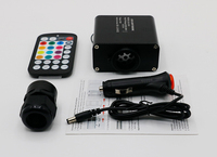 Kit d'éclairage de toit de voiture 16W Twinkle Star, éclairage intérieur à fibres optiques, éclairage de toit de voiture à effet ciel étoilé