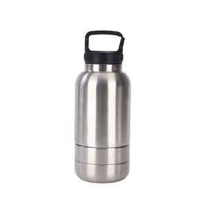 <span class=keywords><strong>Bottiglia</strong></span> d'acqua portatile <span class=keywords><strong>fondo</strong></span> staccabile <span class=keywords><strong>della</strong></span> tazza Thermos escursionismo acqua ciotola spazio <span class=keywords><strong>bottiglia</strong></span> con manico - Product Image 3