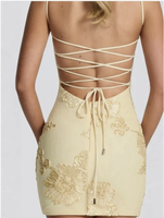 Robe Courte Décontractée Jaune Slim et Élégante, Nouvelle Collection Été 2026, Meilleure Vente, Qualité Supérieure