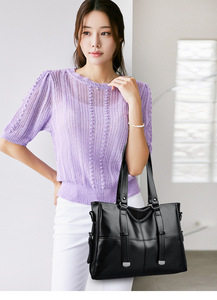 Fashion New Designer Crossbody Bags High Quality PU Leather Shoulder Messenger Bag Casual <b>Totes</b> Luxury Women Handbags and Purses - Product Image 5