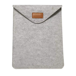 Bán buôn mềm xách tay cảm thấy máy tính xách tay tay áo 15 "với nút đóng cửa tùy chỉnh trường hợp bảo vệ cho doanh nghiệp sử dụng - Product Image 3