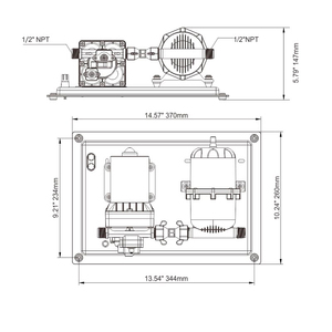 Kit de système de <span class=keywords><strong>pompe</strong></span> à <span class=keywords><strong>eau</strong></span> pour camping-car 12V 24V, <span class=keywords><strong>pompe</strong></span> à diaphragme avec réservoir sous pression, alimentation en <span class=keywords><strong>eau</strong></span> stable pour camping-car, <span class=keywords><strong>caravane</strong></span>, bateau - Product Image 4
