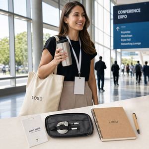 Kit de Viaje Personalizado para Conferencias de Negocios: Bolso de Papel, Vaso Térmico, Diario, Bolígrafo de Bambú, Organizador de Cables, Tarjetero, Regalo para Acción de Gracias y Graduación - Product Image 6