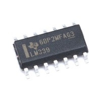 Comparateur de tension à usage général quadruple LM339DR, sortie à collecteur ouvert, faible consommation, large plage de tension, SOP14