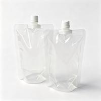 Pochette souple personnalisée avec logo imprimé en gravure, recyclable, antistatique, avec bec verseur, en PET/PE, pour emballage alimentaire de vodka et jus