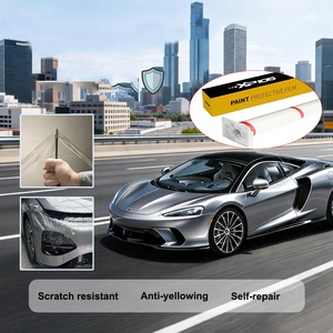 Film de protection pour <span class=keywords><strong>voiture</strong></span> en polyuréthane TPU hydrophobe de qualité américaine avec garantie de 10 ans, 7,5 mil, film anti-rayures pour <span class=keywords><strong>voiture</strong></span> - Product Image 2