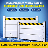 Barrière anti-inondation modulaire en aluminium, adaptée aux garages domestiques, aux porches commerciaux et aux barrières anti-inondation résistantes aux tempêtes