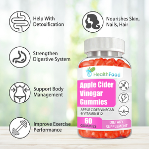 Premium Custom Keto ACV Supplement Candy with <b>Vitamin</b> B6 Non GMO Apple Cider Vinegar <b>Gummies</b> Improve Exercise Performance - Product Image 5
