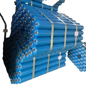 Good Quality Conveyor Belt Steel Tube Roller Carrying Idler Parallel Roller For Sale