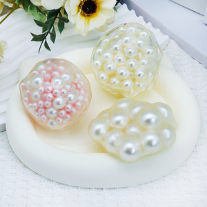 Factory Direct Sale Pop Bead Pearl <b>Squishy</b> Toy Stress-Relieving Silicone and Plastic Toy for Kids of All Ages Instant Relief - Product Image 1