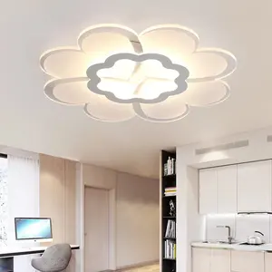 Lumind - Lâmpada LED de teto com flores criativas para quarto, sala de estar, terraço, iluminação doméstica, simples