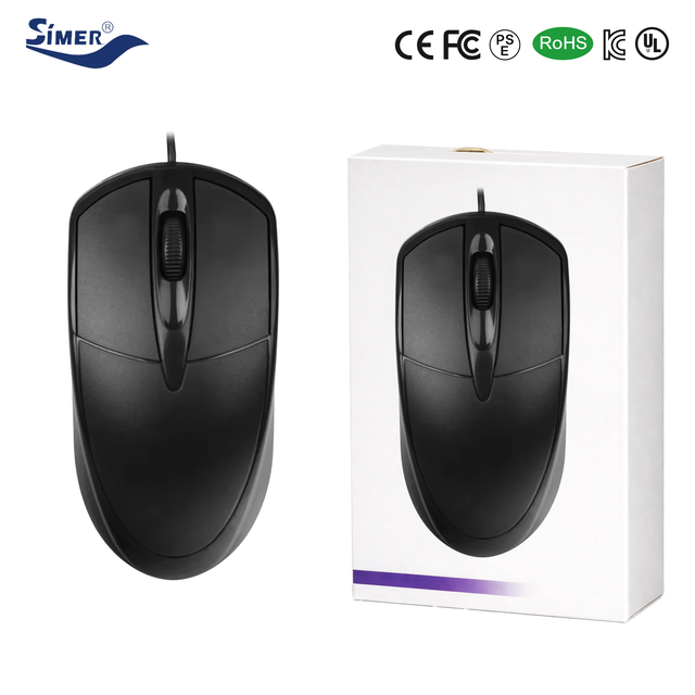 Wholesale USB Wired Optical Mouse for PC Office Computer Gaming Notebook Business Use Desktop Laptop Right-Handed